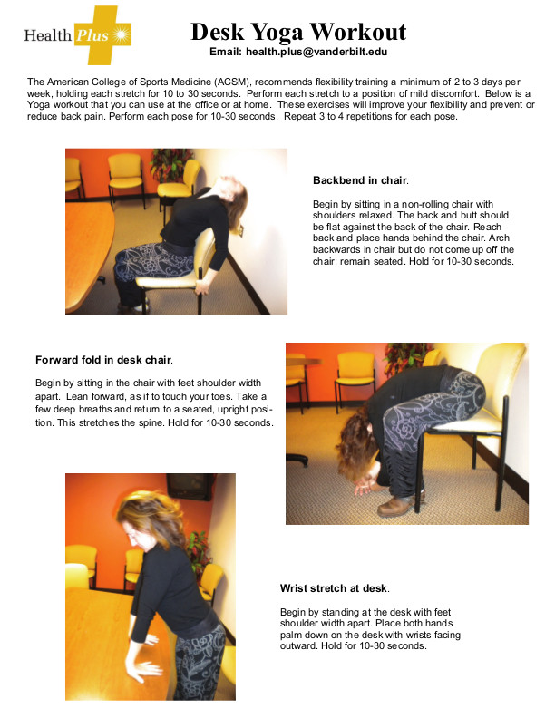 Desk Yoga Stretches For More Flexibility And Energy